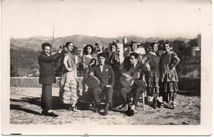 cst 72 GRANADA (Spagna) Tipica Zambra Gitana -cartolina non VG -FP - fotografica - Foto 1 di 2