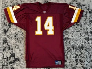 adidas Brad Johnson #14 Game Cut Washington Redskins Authentic Size 46 Jersey - Picture 1 of 11
