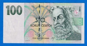 Czech Republic 100 Korun 1997 P-18f Circulated Note H81 290227 - Picture 1 of 4