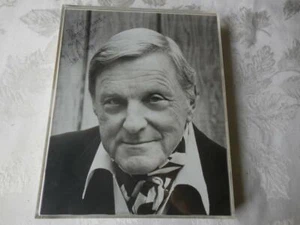 Fred Foy Radio Voz para Estrella del Llanero Solitario Foto Vintage Firmado a Mano - Imagen 1 de 2