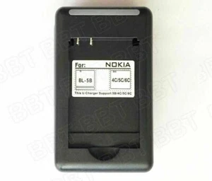 BL-4C/5C6C/5B Battery Charger for Nokia 1100 3220 5300 6120 6300 2610 6600 1200 - Photo 1 sur 4