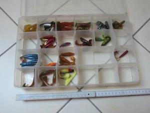 Großes Gummiköder Set Profiblinker Atractor Relax Kopyto Shad inkl. Box Barsch - Bild 1 von 5