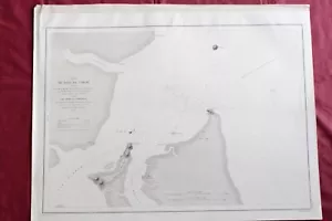 1862 - BRASILIEN - CAMAMU HAFEN - BAHIA - SEEKARTE - Bild 1 von 2