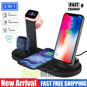 Cargador inalámbrico 3 en 1, estación de carga rápida de 15W - Picture 1 of 14