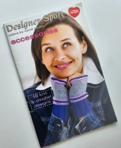 Red Heart 10 Knit & Crochet Designs Accessories Patterns Book By Candi Jensen - Picture 1 of 12