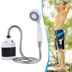 Shower Pump Outdoor Portable USB Camping Shower UK W/ Showerhead Electric Shower - Picture 1 of 12