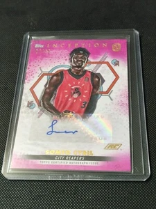 Topps Inception Sonto Cyril 20/99 2022 automático radiocontrol #ia-sc3 City Reapers - Imagen 1 de 2