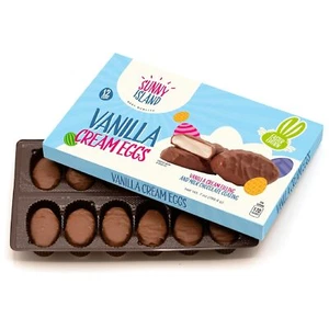 Easter Candy Box - Milk Chocolate Vanilla Cream Eggs, 7 Ounces, Pack of 3 - Picture 1 of 6