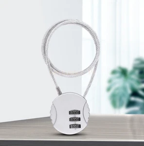 Combination Travel Lock Padlock Locker 3 digit Security Suitcase Luggage Bag Gym - Picture 1 of 12