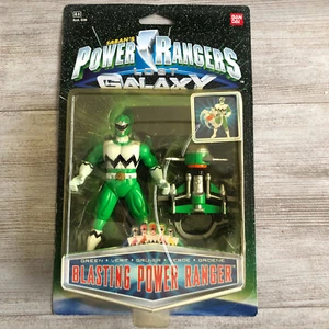 Mighty Morphin Lost Galaxy Green Blasting Power Ranger 1999 Action Figure - Picture 1 of 8