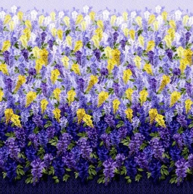 Michael Miller - Wisteria Lane - Border - Multi, Fabric BTY - Image 1 of 4