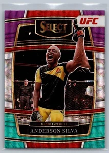 Panini Select UFC 2022 - Concourse Tri-Color Prizm #2 Anderson Silva - Imagen 1 de 2
