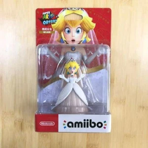 Nintendo Super Mario Odyssey Pfirsich Hochzeitsoutfit Amiibo Figur versiegelte Box - Bild 1 von 1