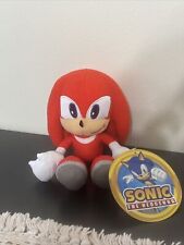 KNUCKLES  Sonic The Hedgehog SEGA Toy Factory 8" Licensed Plush Doll Toy NWT