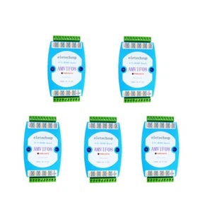 Convertitore analogico digitale tensione 5x8ch 0-10V ADC MODBUS RTU RS485 porta seriale - Foto 1 di 8