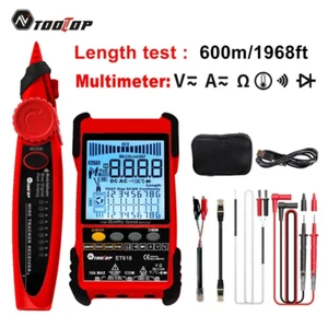 Netzwerkkabeltester Multimeter Lan Kabel Tracking POE Test 400m/600m Länge Mea - Bild 1 von 16