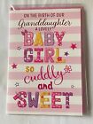 NEW BABY BIRTH OF OUR GRANDDAUGHTER CARD FROM THE GRANDPARENTS THANK YOU