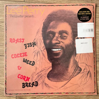 Lee Perry ‎Roast Fish Collie Weed & Corn Bread - RSD 2021 Red Vinyl LP Sealed - Image 1 of 2