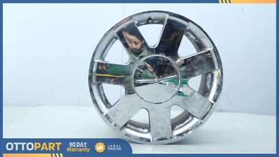 2002 -2003 Ford Thunderbird aro de roda 17x7.5 cromado com tampa central fabricante de equipamento original - Imagem 1 de 4