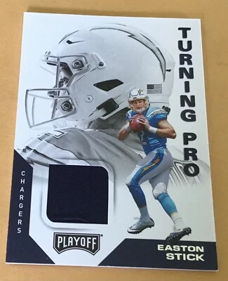 2019 Panini Playoff Football No. TP-19 Easton Stick Jersey Patch Card  - Image 1 of 2