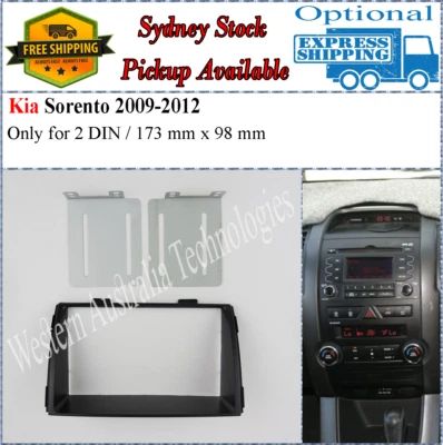 Fascia facial se adapta a Kia Sorento (XM) 2009-2012 doble dos kit de tablero 2 DIN- Foto 1 de 3