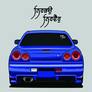 Nirbhau Nirvair Punjabi Sticker Rear Window Car & Van Decal Sikhi Sticker - Picture 1 of 1