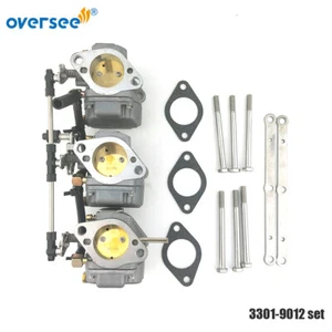 3301-9012 Set Carburatore per Fuoribordo Mercury/Mariner 2T 3 CLY 70-75-80-90CV - Foto 1 di 6