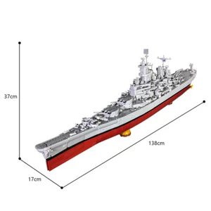 Building Kit for USS Missouri BB-63 Battleship Model Collection 8042pcs Bricks - Picture 1 of 9