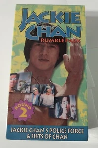 Jackie Chan Double Rumble Pack Round 2 SEALED VHS Box Set Fist Police Force - Picture 1 of 3