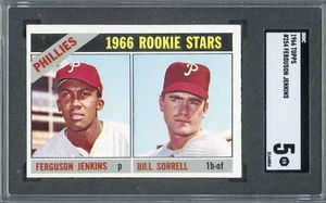 1966 Topps Ferguson Jenkins/Bill Sorrell #254 RC SGC 5 - Picture 1 of 2