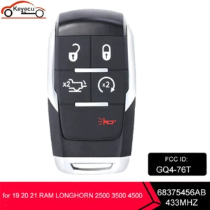 Mando a distancia de proximidad llave inteligente RAM 2500-5500 2019-24 GQ4-76T 68374994 sin cortar - Imagen 1 de 5