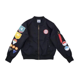 Pokemon GO TL50 Level 50 Wcs2023 Stadium Jacket MA-1 Free Size Black New - Picture 1 of 4
