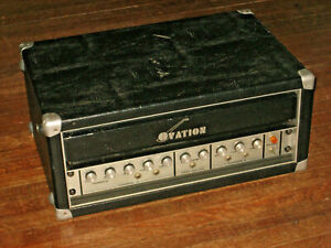 Ovation K6400 Guitar Bass Amplifier Head Solid State Rare USA 100 Watts LOUDNESS