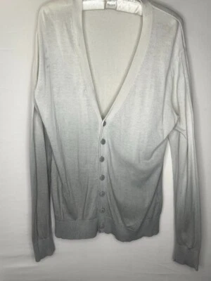 Cárdigan ZARA HOMBRE GRADUADO Color Gris Blanco Collegecore Talla XL Foto 1 de 4