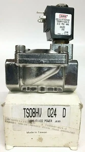 Ingersoll Rand ARO TS08HV-024-D Solenoid Valve 24VDC-Coil 304SS 2-WAY 1"NPT NC - Picture 1 of 9