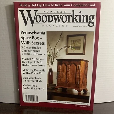 Popular Woodworking Magazine August 2011 Pennsylvania Spice Box - With Secrets - Image 1 of 4