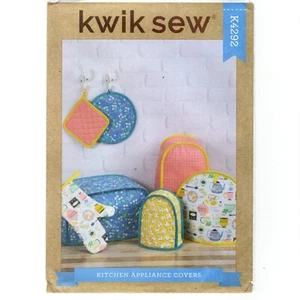 Sewing Pattern, Kitchen Appliance Covers, Kwik Sew K4292, Uncut F/F - Picture 1 of 3