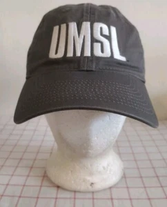 University Of Missouri St Louis UMSL Cap Hat Gray Mens Adjustable Embroidered - Picture 1 of 6
