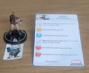 =HeroClix Marvel WEB OF SPIDER-MAN Daken 104 with card = - Picture 1 of 1