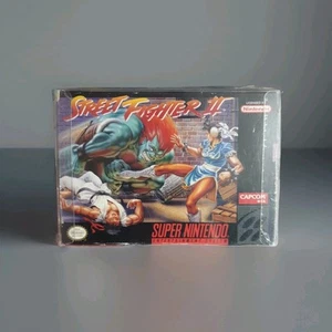 Street Fighter 2 (II) NTSC - Super Nintendo SNES CIB with Manual & Protector - Picture 1 of 6