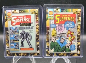 2025 Topps Chrome Marvel Iron Man Gold Refractor Card 1-10 Full Set #IM1-IM10 - Picture 1 of 10
