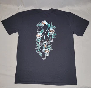Hobo Jack Shirt Herren 2XL schwarz Panther Totenköpfe hinten Grafik Streetwear Tee Logo - Bild 1 von 13