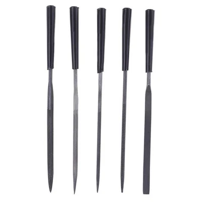 New Practical Needle Files Set 5Pcs/Set Black Carving Ceramic Fine Cut - Image 1 of 4