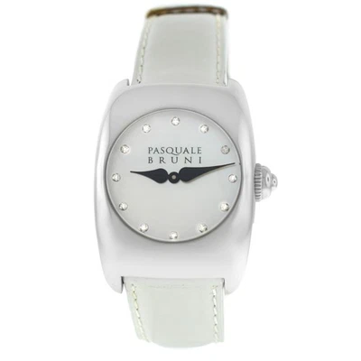 Reloj de cuarzo 29 mm Pasquale Bruni PBU 001 AC BN acero mop diamante para dama Foto 1 de 4