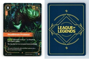 Deadbloom Predator #161 Riftbound League Of Legends Origins 2025 Epic Holo TCG - Picture 1 of 1