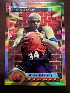1993-94 Topps Finest Charles Barkley Refractor #125 Phoenix Suns - Picture 1 of 3