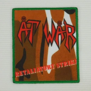 PEQUEÑO PARCHE AT WAR Retaliatory Strike estampado logotipo de banda - Imagen 1 de 6