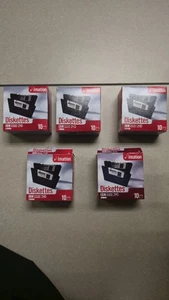 5 Boxes Imation 3.5” Floppy Disks — IBM Formatted — 1.44MB — Vintage Collectible - Afbeelding 1 van 3
