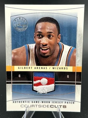 2004 Fleer Flair Final Edition Gilbert Arenas NBA Logo Patch 24/25 - Image 1 of 2