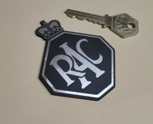 RAC Classic Self Adhesive Acrylic Car Badge 3" Bike Royal Automobile Club Van - Picture 1 of 1